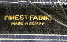 Load image into Gallery viewer, Massimo Dutti Mens Blue White Striped Long Sleeve Button-Up Shirt Size Medium
