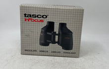 Load image into Gallery viewer, Tasco In Focus Black 8X40mm Fixed Focus Wide Angle Binoculars With Case