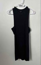 Load image into Gallery viewer, Guess Womens Black Crew Neck Sleeveless Midi Sweater Dress Size S