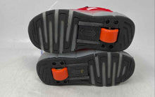 Load image into Gallery viewer, Kids Black Red LED Light-Up Hook & Loop Retractable Roller Skate Shoes Size 29