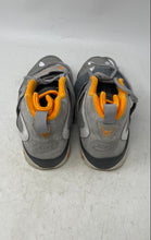 Load image into Gallery viewer, Nike Boys Air Diamond Turf 2 Gray Orange Lace-Up Sneaker Shoes Size 5.5Y