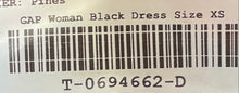 Load image into Gallery viewer, Gap Womens Black Puff Sleeve Button Front Shirt Dress Size XS With Tag