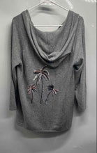 Load image into Gallery viewer, Tommy Bahama Womens Gray Long Sleeve Hooded Pullover Sweater Size L/G