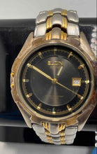 Load image into Gallery viewer, Authentic Elgin Men's Silver-Gold Tone Watch With Box