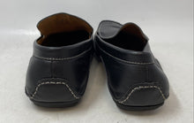 Load image into Gallery viewer, Steve Madden Mens Novo Black Leather Moc Toe Slip-On Driving Loafer Shoes Sz 13