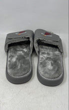 Load image into Gallery viewer, Islide Unisex Gray Open Toe Flat Slip-On Slide Sandals Size W14 M15