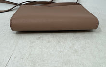 Load image into Gallery viewer, Michael Kors Womens Jet Set Brown Leather ID Window Card Holder Crossbody Purse