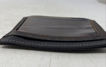 Load image into Gallery viewer, Coach Womens Brown Signature Print Leather Card Holder ID Window Pouch Wallet