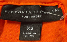 Load image into Gallery viewer, Victoria Beckham For Target Womens Orange Scalloped One-Piece Romper Size XS