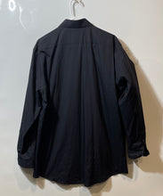 Load image into Gallery viewer, JF J. Ferrar Mens Black Slim Fit Spread Collar Long Sleeve Dress Shirt Size XL
