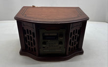 Load image into Gallery viewer, Innovative Technology ITRR-501 Wooden Music Center CD Vinyl Turntable Not Tested