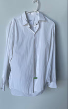 Load image into Gallery viewer, Armani Collezioni Mens White Long Sleeve Collared Button-Up Shirt Size L