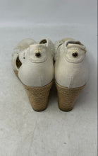Load image into Gallery viewer, Michael Kors Womens Damita Cream Open-Toe Wedge Platform Sandals Size 10M