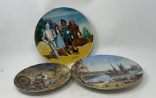 Load image into Gallery viewer, Lot Of 3 Pieces Assorted Character And Landscape Print Design Collector Plate