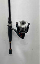 Load image into Gallery viewer, R2F Performance Series Fishing Rod And Reel Black Orange Spinning Combo