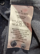 Load image into Gallery viewer, Lucky Brand Mens Blue White Collared Long Sleeve Dress Shirt Size M