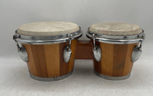 Load image into Gallery viewer, Cort By Royce Brown Natural Wood Beginner Percussion Instrument Bongo Drum Set