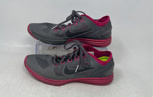 Load image into Gallery viewer, Nike Womens Lunar Hyperworkout XT+ Gray And Pink Lace-Up Sneaker Shoes Size 6