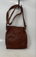 Load image into Gallery viewer, Lucky Brand Womens Brown Leather Adjustable Strap Shoulder Crossbody Handbag