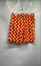 Load image into Gallery viewer, Psycho Bunny Mens Multicolor Geometric Pockets Drawstring Swim Shorts Size 14-16