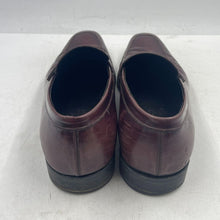 Load image into Gallery viewer, Authentic Salvatore Ferragamo Mens Brown Leather Loafers Shoes Size 10D Damaged
