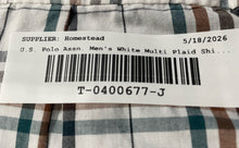 Load image into Gallery viewer, US Polo Assn. Mens Multicolor Plaid Pockets Long Sleeve Button-Up Shirt Size XL