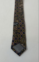Load image into Gallery viewer, Hugo Boss Mens Brown Black Printed Adjustable Pointed Tie