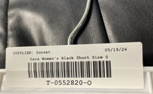 Load image into Gallery viewer, Zara Womens Black Faux Leather Pockets High-Waisted Mom Shorts Size Small
