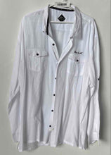 Load image into Gallery viewer, Blane De Nil Mens White Collared Long Sleeve Button-Up Shirt Size 3XL