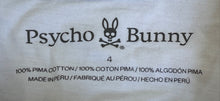 Load image into Gallery viewer, Psycho Bunny Mens Blue White Cotton Short Sleeve Crew Neck T-Shirt Size 4