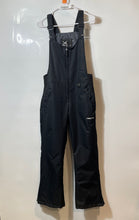 Load image into Gallery viewer, Arctix Womens Black Front Zip Short Snow Bib Jumpsuit Overalls Size S/P