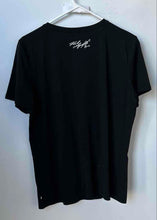 Load image into Gallery viewer, Karl Lagerfeld Paris Womens Black Rhinestone Short Sleeve Pullover T-Shirt Sz M