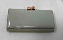 Load image into Gallery viewer, Ted Baker Womens Felicee Bobble Matinee Gray Patent Leather Clutch Wallet
