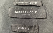 Load image into Gallery viewer, Kenneth Cole Mens Black Long Sleeve Collared Button-Up Shirt Size Small
