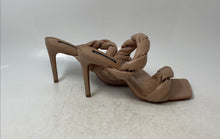 Load image into Gallery viewer, BCBGMaxazria Womens Alma Brown Leather Braided Strap Slide Sandals Size 9.5