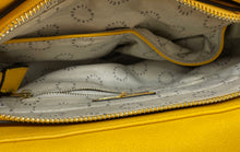 Load image into Gallery viewer, BCBGeneration Womens Yellow Inner Pockets Shoulder Crossbody Handbag