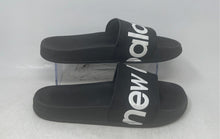 Load image into Gallery viewer, New Balance Mens 200 Black White Open Toe Slip-On Slide Sandals Size 9