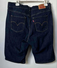 Load image into Gallery viewer, Levi's Womens Blue Denim Stretch Pockets Classic Bermuda Shorts Size 31