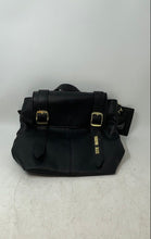 Load image into Gallery viewer, Steve Madden Womens Black Gold Pebble Leather Adjustable Strap Backpack