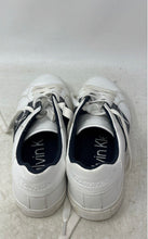 Load image into Gallery viewer, Calvin Klein Womens Gwena White Blue Round Toe Lace-Up Sneakers Shoes Size 8M