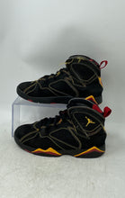 Load image into Gallery viewer, Nike Kids Air Jordan 7 Retro DJ2778-081 Black Red Sneaker Shoes Size 2Y