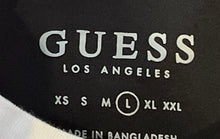 Load image into Gallery viewer, Guess Mens Black Graphic Print Crew Neck Short Sleeve Pullover T-Shirt Size L