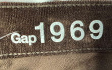 Load image into Gallery viewer, Gap Womens Brown Regular-Fit Dark-Wash Skinny Leg Bootcut Jeans Size 26/2R
