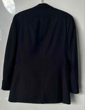Load image into Gallery viewer, Studio Milano Mens Navy Blue Long Sleeve Notch Lapel Two-Button Blazer Size 40R