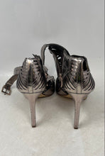 Load image into Gallery viewer, BCBGeneration Womens BG-Catalina Gray High Stiletto Gladiator Heels Size 9M