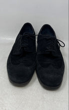 Load image into Gallery viewer, Cole Haan Mens Black Suede Lace-Up Round Toe Derby Dress Shoes Size 7.5W