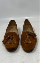 Load image into Gallery viewer, Michele Lopriore Womens 13313 Brown Tassel Slip-On Loafers Shoes Size 36