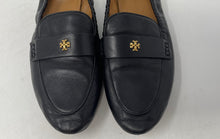 Load image into Gallery viewer, Authentic Tory Burch Womens Black Slip-On Ballet Loafer Shoes Size 7M Worn