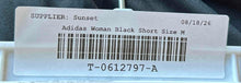 Load image into Gallery viewer, Adidas Womens Black 3-Stripes Elastic Waist Pull-On Athletic Shorts Size M