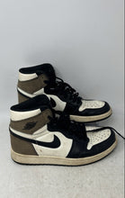 Load image into Gallery viewer, Nike Mens Air Jordan 1 High OG 555088-105 White And Black Sneaker Shoes Size 6.5